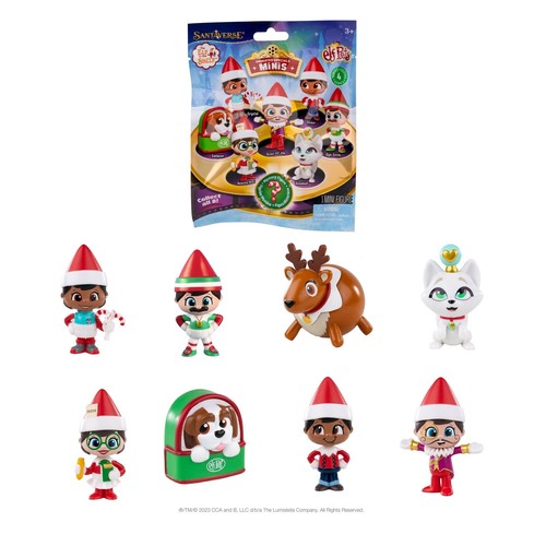 Mini elf pets the - elf, on